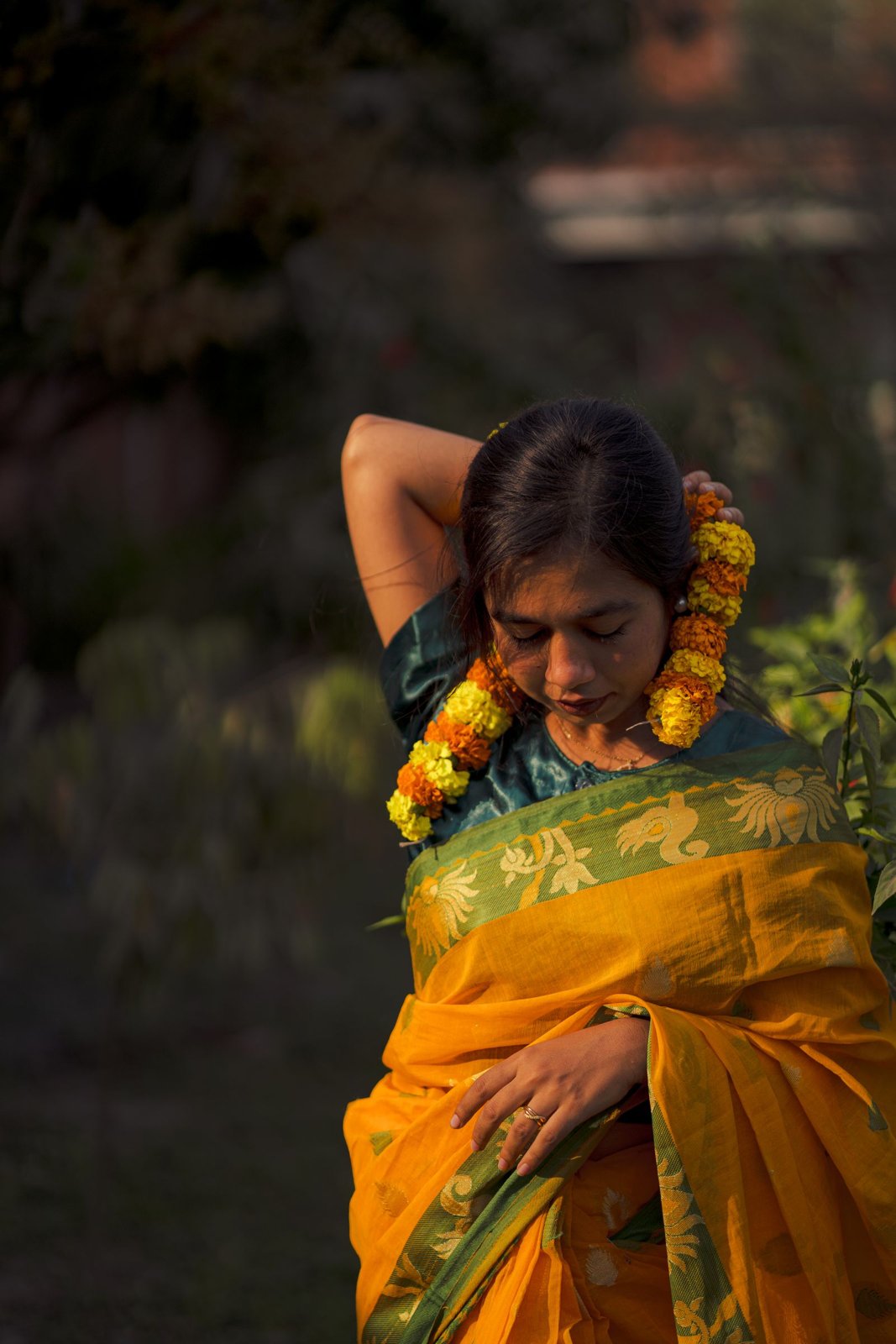 Mango Yellow Kanjeevaram Silk