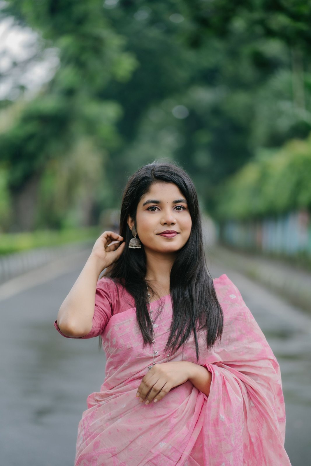 Rani Pink Tissue Banarasi Saree