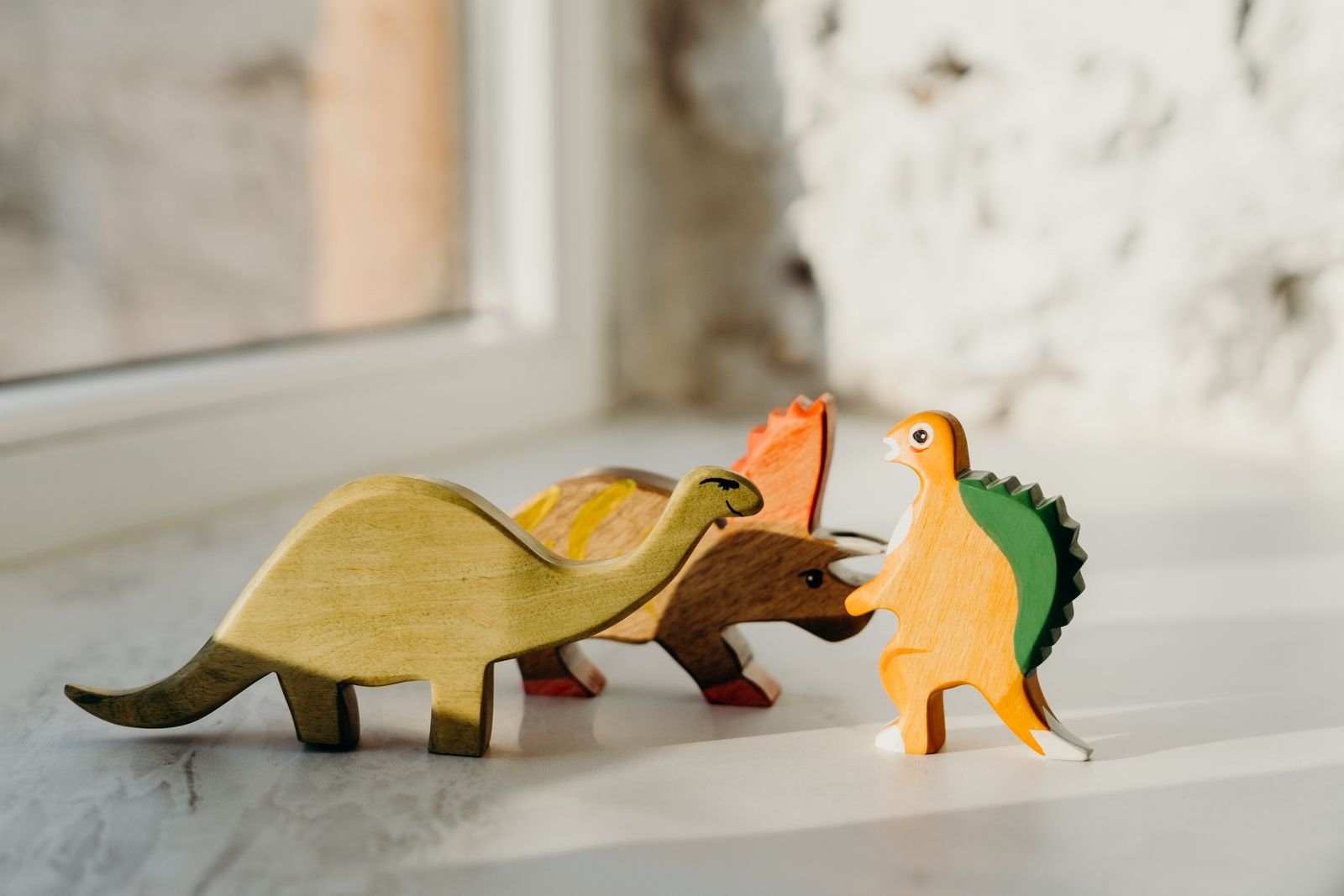 Wooden Dinosaur Family (Set of 4)