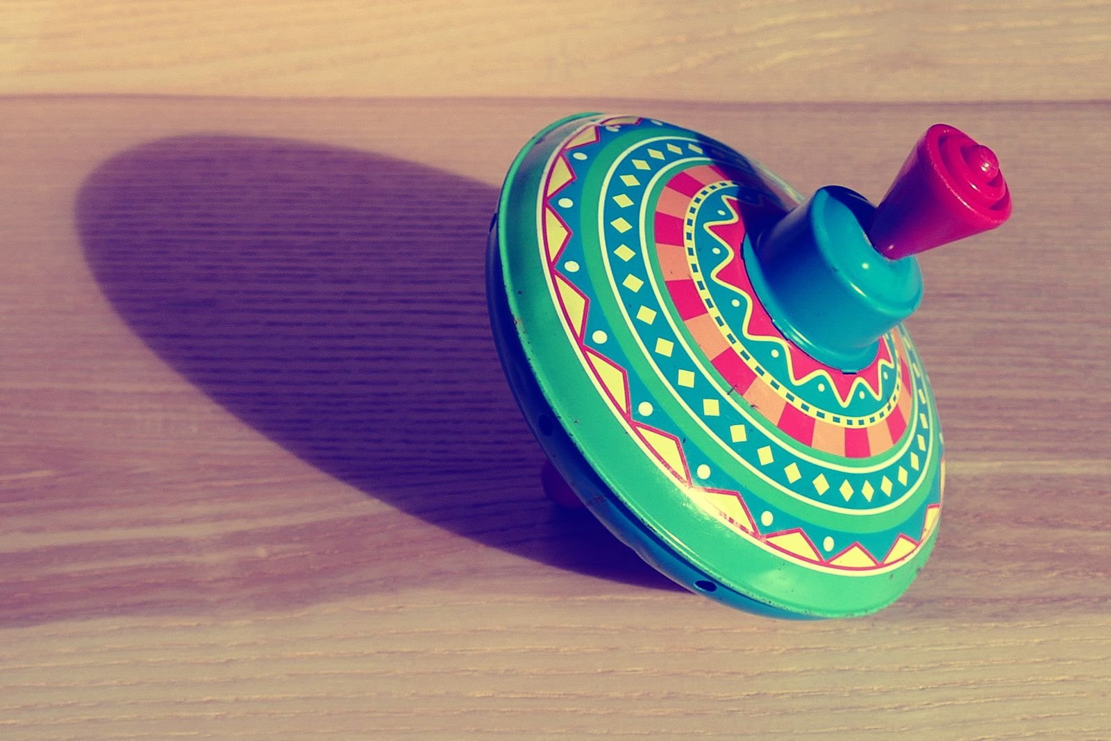 Musical Tin Spinning Top
